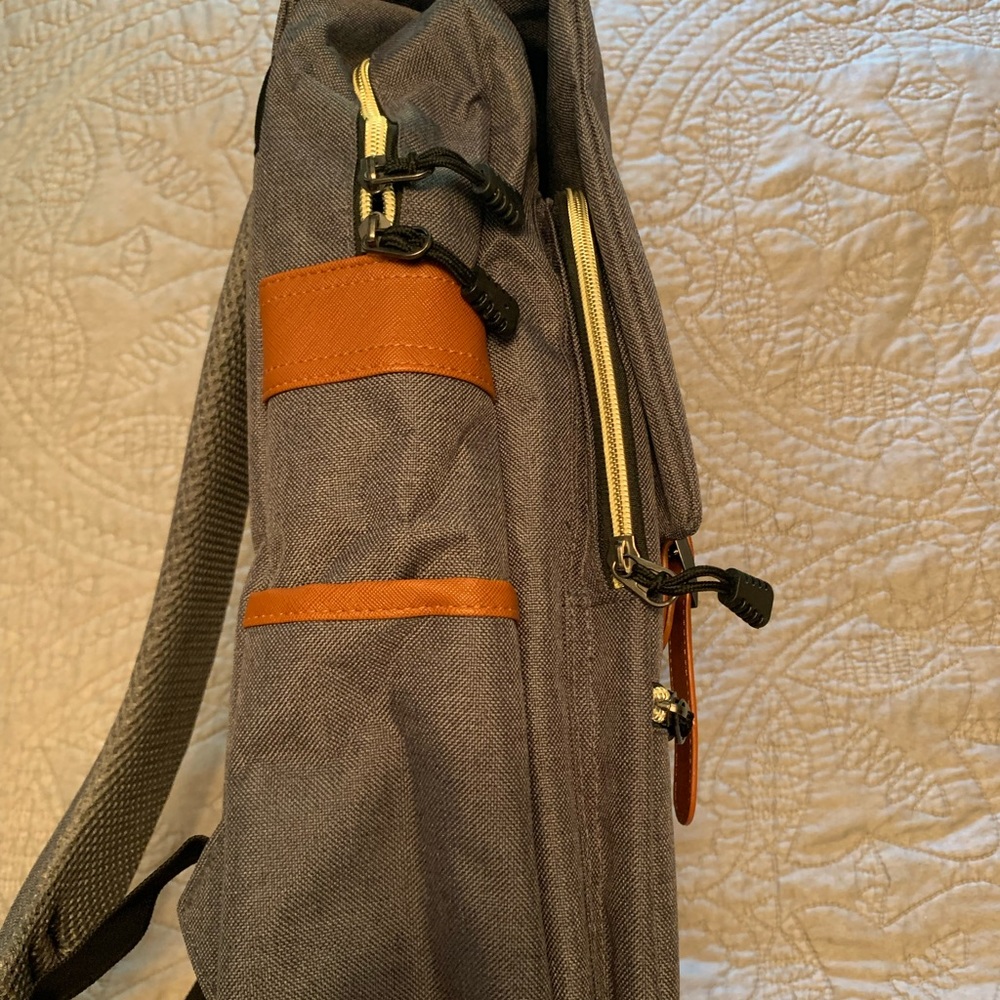 NWT Work, School, and Travel Backpack with USB, Laptop Sleeve, & Water Holder. - Picture 4 of 9